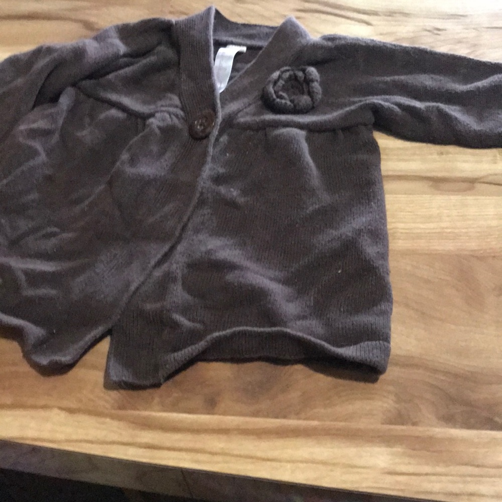 Brown cardigan